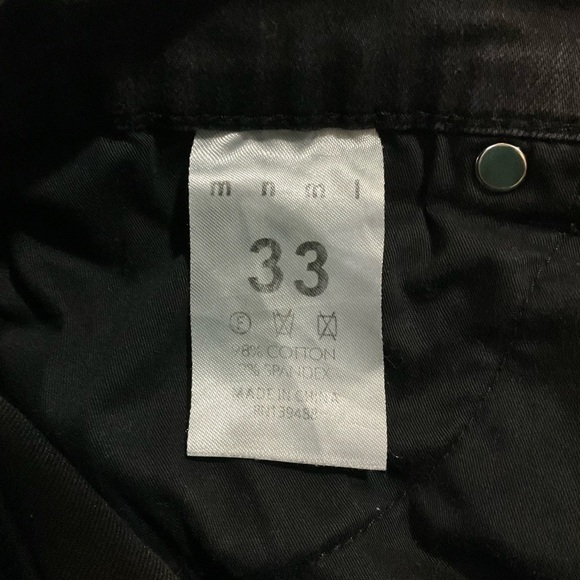 mnml Black Skinny Jeans Size W33 - Picture 3 of 8